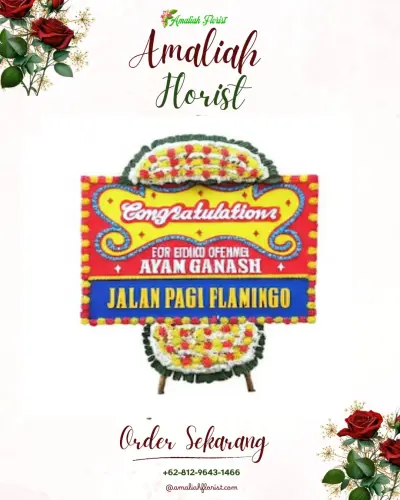 Bunga Papan Congratulation di Margasuka
